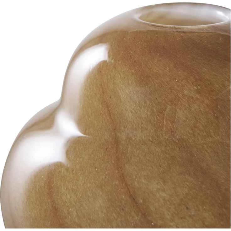 House Nordic Vase, Glas, braun, ø16,5x17 cm – Bild 2