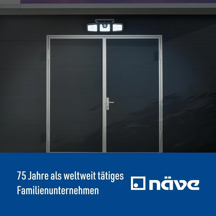 näve LED Solarleuchte Pacita, Sensorschalter, LED fest integriert, Kaltweiß, Wandleuchte, dimmbar in 3 Stufen, Sensor/Dämmerungsschalter – Bild 7