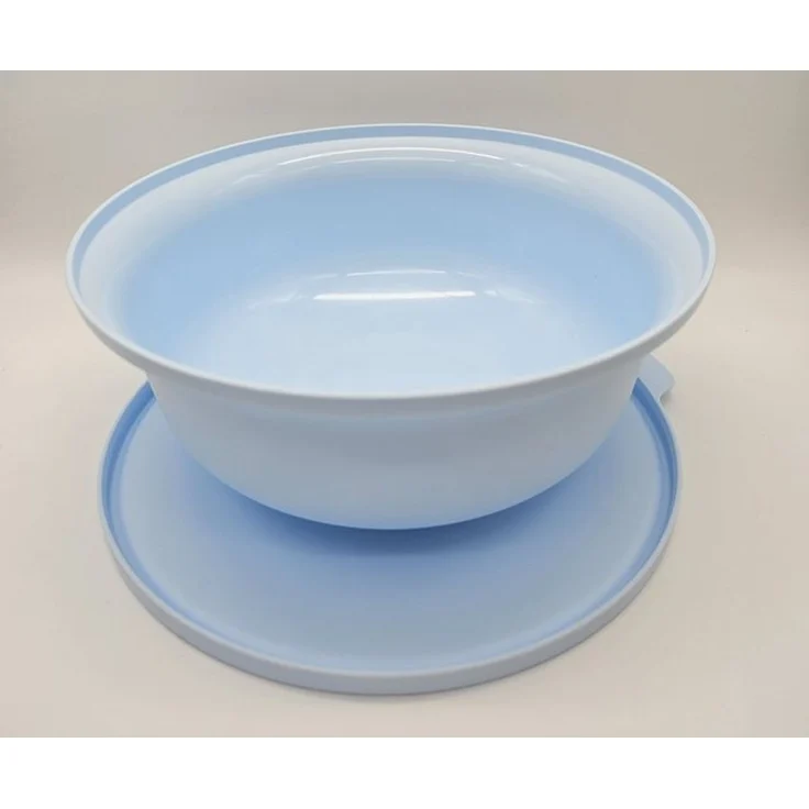 TUPPERWARE Schüssel Tupperware Aloha 2 Liter hellblau Servierschüssel Salatschüssel – Bild 2