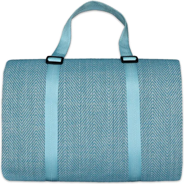 jilda-tex Picknickdecke Campingdecke XXL Matte 200x200 cm Strandmatte wasserdicht sandfest (Chillout-Petrol)