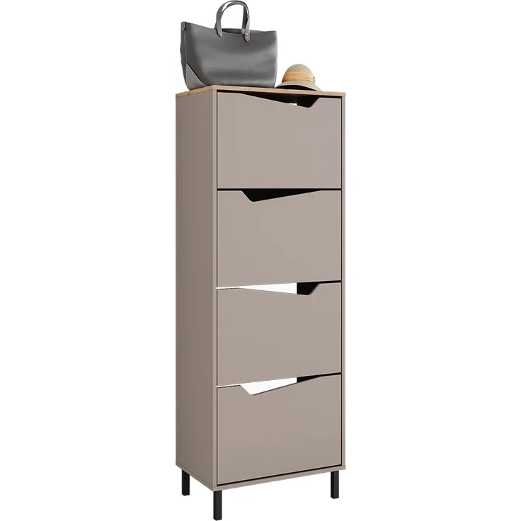Schuhkipper Marelle Greige/Artisan 60 x 167.4 cm mit 4 Fächern Vicco – Bild 5