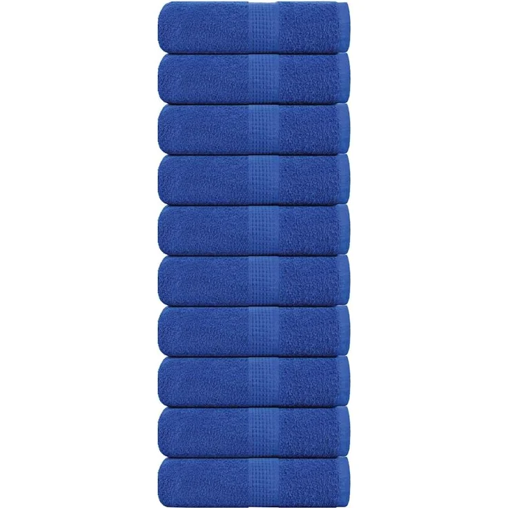 vidaXL Gästetücher FROGN 10 Stk. Blau 30x50 cm 360 g/m² 136709 – Bild 1