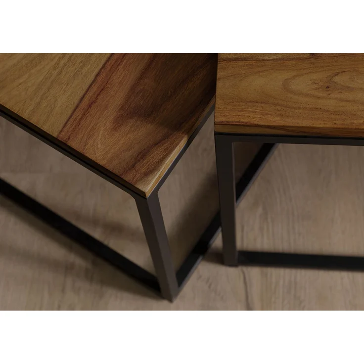 Couchtisch Sheesham 118x62x40 natur unbehandelt LICHTENBERG #110 – Bild 5