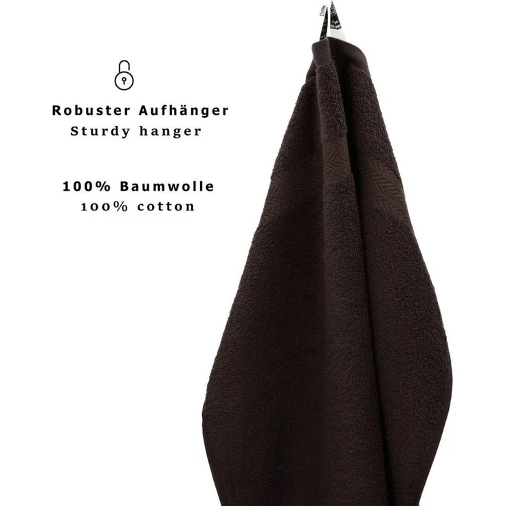Betz Gästehandtücher 10 tlg. Gästehandtücher-Set PREMIUM 100 % Baumwolle 30x50cm, 100% Baumwolle (10-St) – Bild 2
