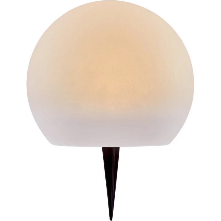 Ambia Garden Solarleuchte BALL, Kunststoff weiß, Durchmesser 20 cm, mit Farbwechsler RGB – Bild 1