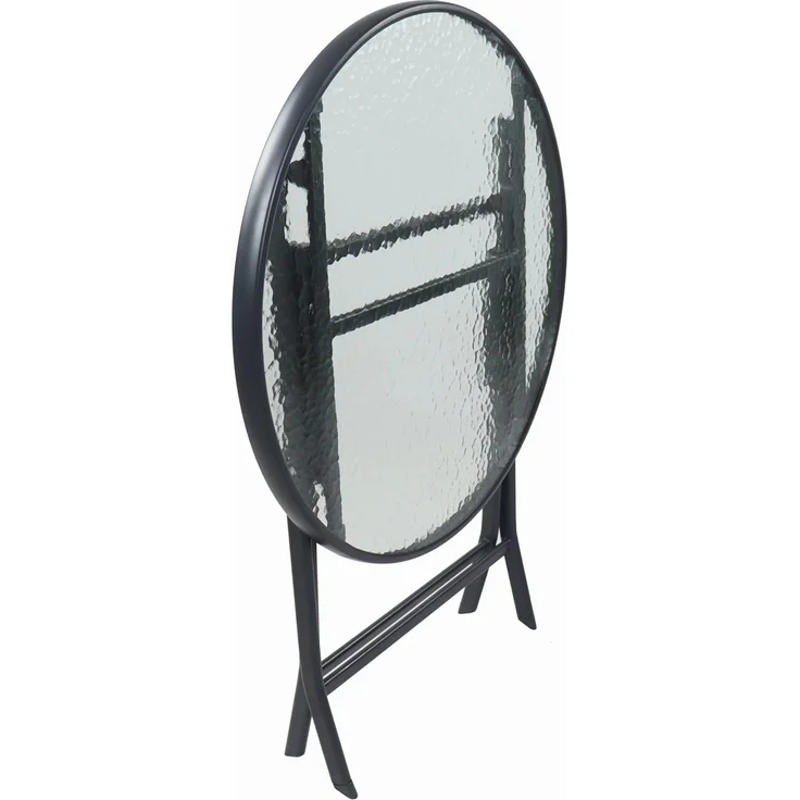 VCM Gartentisch Sonlas 920589 Anthrazit H. 70 x B. 70 x T. 70 cm – Bild 2