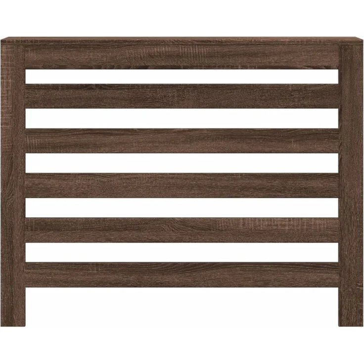 vidaXL Heizkörperverkleidung Braun Eiche 104x20x82 cm Holzwerkstoff 852696 – Bild 3