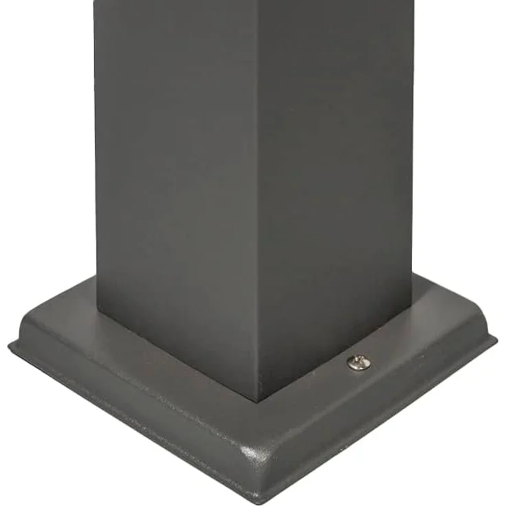 Qazqa Außen-Stehlampe Malios, ohne Leuchtmittel, E27, Weiß, Modern, Kunststoff, 1-flammig – Bild 5