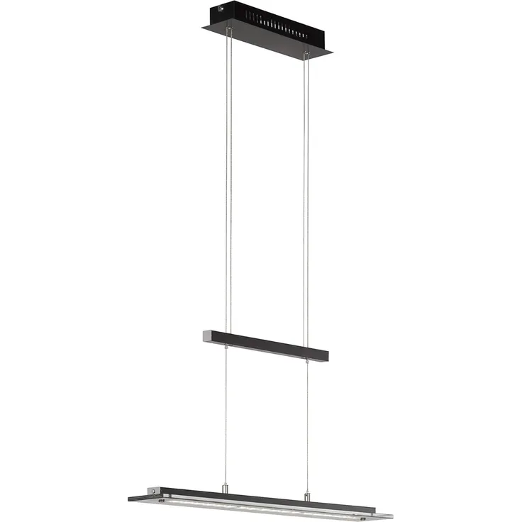 Fischer & Honsel 60443 LED Pendelleuchte Tenso 12W schwarz rauchglas tunable white