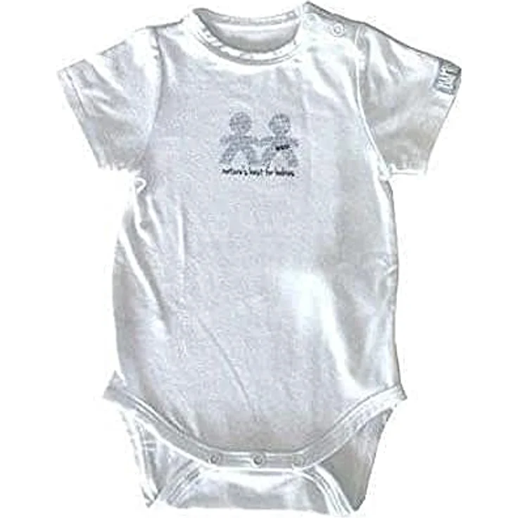 Bamboom Babybody Weiß 9 Monate Weiß – Bild 2