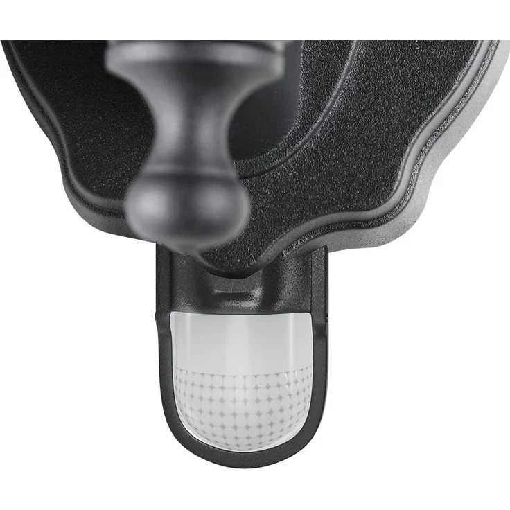 MONZANA® Wandleuchte mit Bewegungsmelder, IP44, wetterfest, Aluminiumguss, E27, Außenleuchte & Außenwandleuchte, Laterne für Außenwand – Bild 4