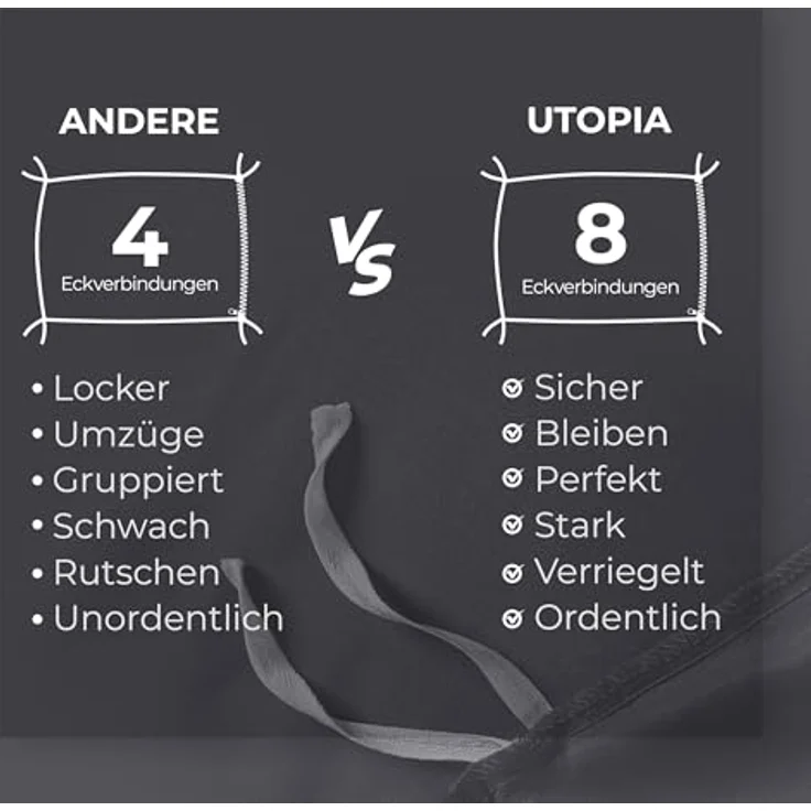 Utopia Bedding Bettwäsche 135x200 Set - Mikrofaser Bettbezug 135x200 cm + 1 Kissenbezug 80x80 cm - Grau – Bild 8