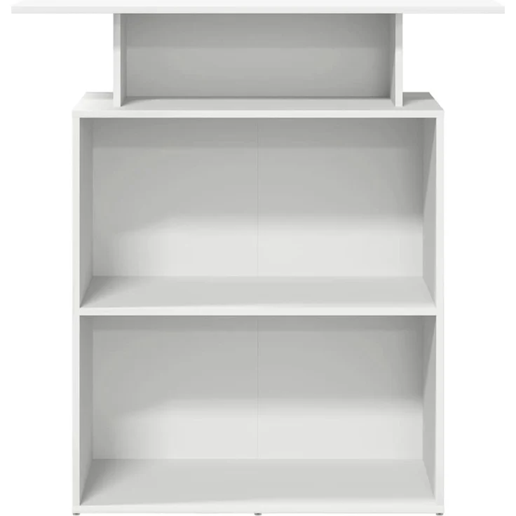 vidaXL Empfangstresen Weiß 100 x 40 x 104 cm Holzwerkstoff 859051 – Bild 4