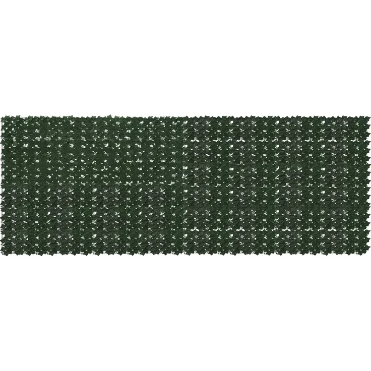 vidaXL Balkonsichtschutz mit Blättern Dunkelgrün 400 x 150 cm 42040634