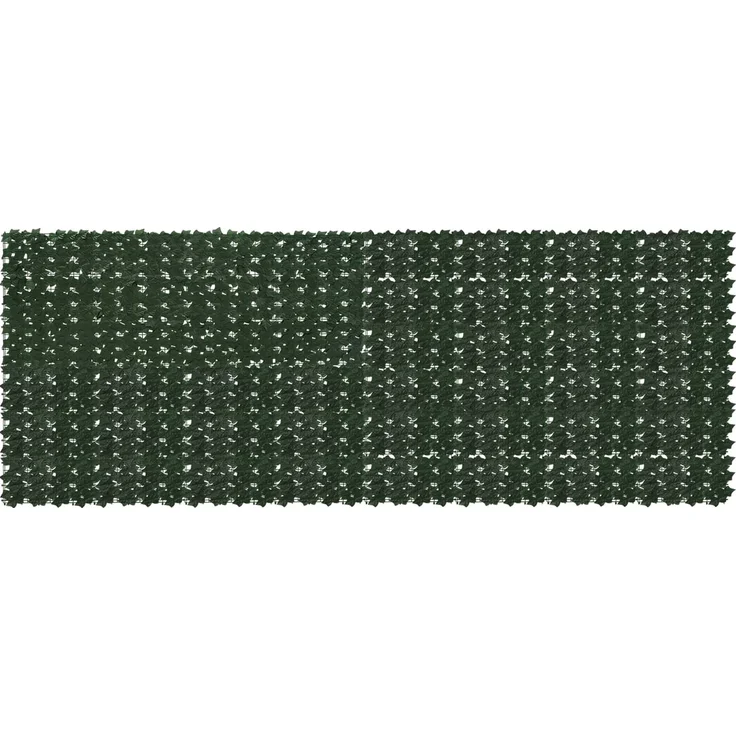 vidaXL Balkonsichtschutz mit Blättern Dunkelgrün 400 x 150 cm 42040634 – Bild 1