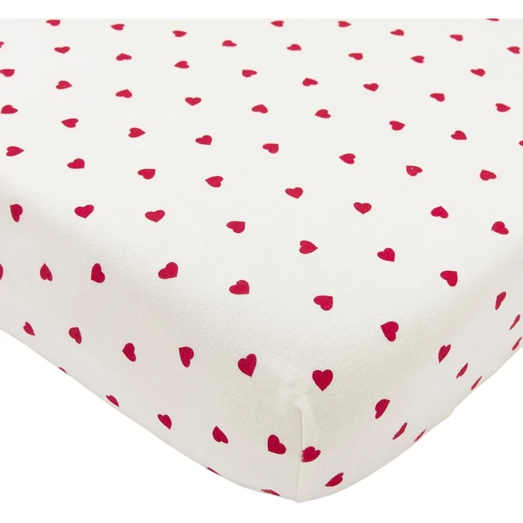 Meyco Spannbettlaken Print - Jersey - Sweet Heart