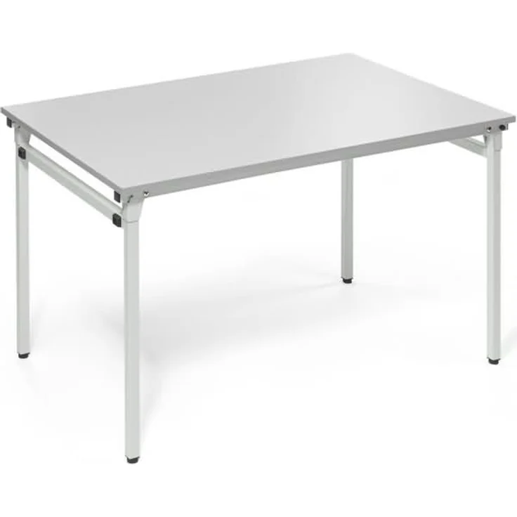 Soennecken Klapptisch 4-Fuß 1.200x800mm Gestell alusilber Platte licht