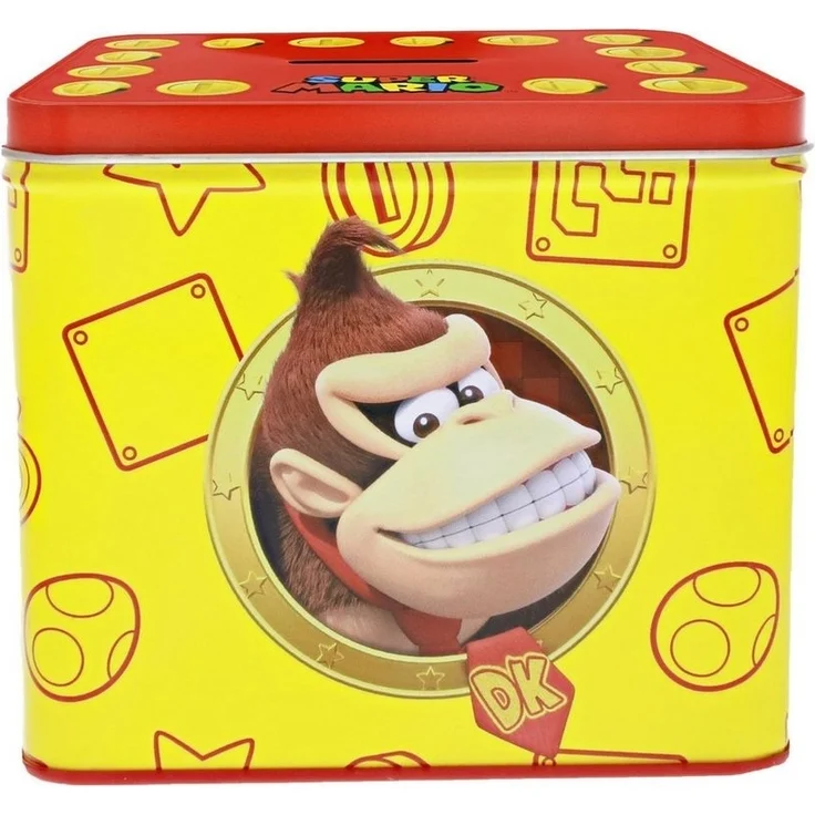 Nintendo Donkey Kong Von Super Mario Tasse Cup Becher mit Spardose Münzbox 9x13x11cm – Bild 2