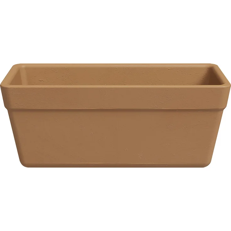 Artevasi Pflanzkasten Amália Terrakotta tonrot 42 x 17 cm – Bild 1