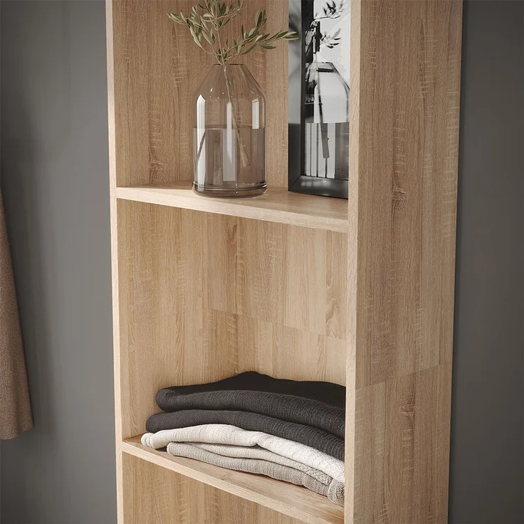Kleiderschrank Elmo Sonoma 50 x 200 cm 2er Set Vicco – Bild 4
