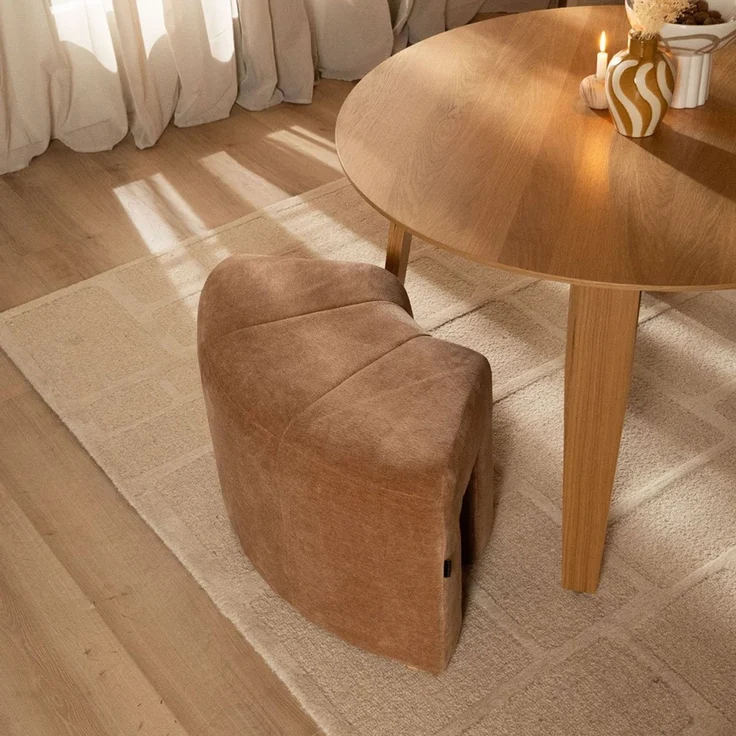 Bronx71 Modularer Eckhocker Seth Chenille terrakotta – Bild 1