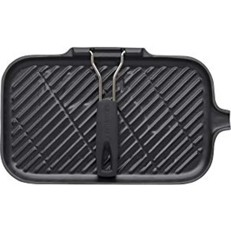 Steakgrillpfanne Rechteckig Schwarz Gusseisen Le Creuset - GasBackofen geeignet – Bild 6