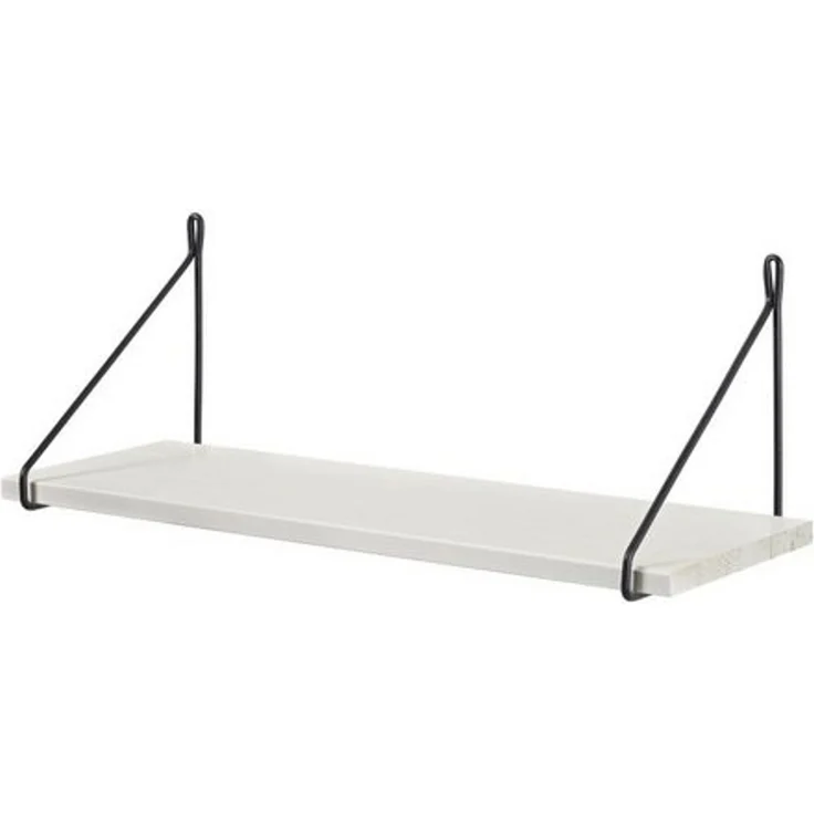 Dolle Wandregal Filo 80 x 20 cm weiß/schwarz – Bild 1