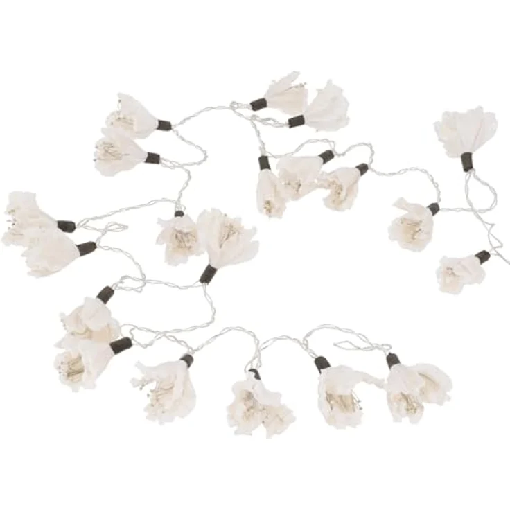 Guru-Shop LED-Lichterkette Lotus Blüten LED Lichterkette - Blüte weiß – Bild 2