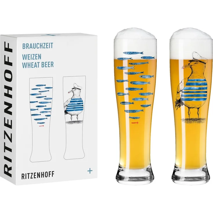 Ritzenhoff 3481007 Weizenbierglas-Set #7 BRAUCHZEIT Daniela Garreton 2022