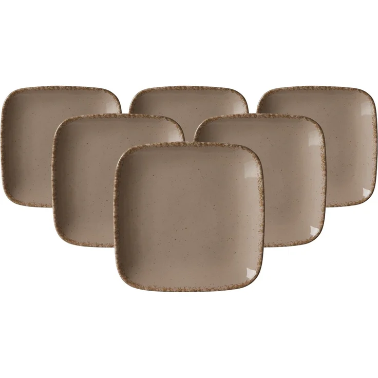 Ritzenhoff & Breker Casa Beilagenteller ø 14,5 cm 6er Set grau