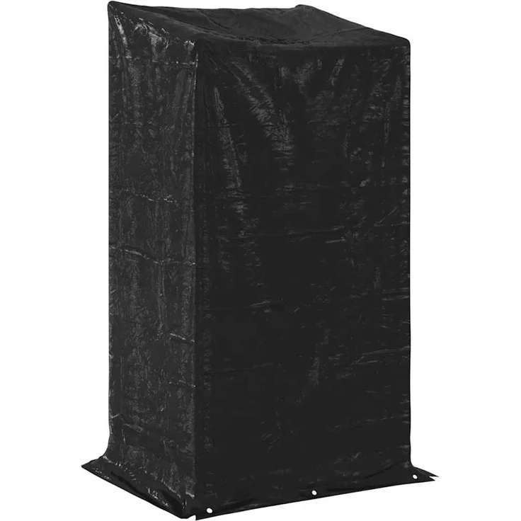 vidaXL Brennholzregal mit Regenschutz 100x80x200 cm Verzinkter Stahl 4104950 – Bild 8
