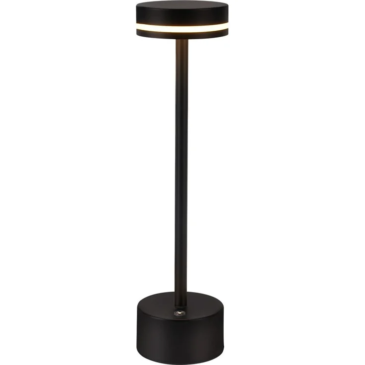 ZMH Tischlampe Kabellos LED Tischleuchte Akku - Nachttischlampe Dimmbare 3000K-6500K mit USB-C -Touch Lampe Schwarz Tischlampen -für Schlafzimmer Esszimmer Büro – Bild 7