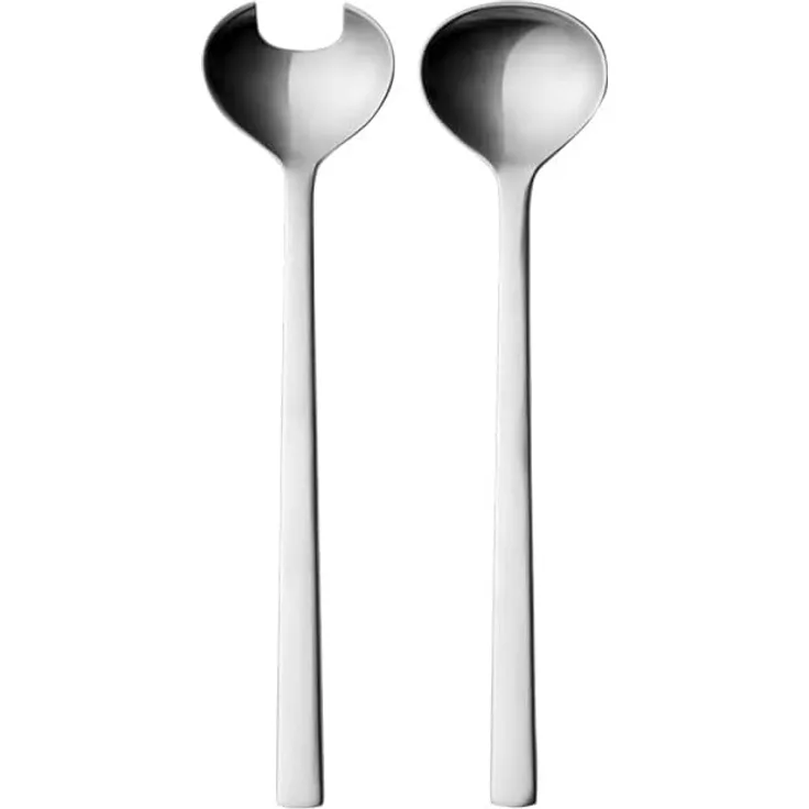 George Jensen New York Salatbesteck Matt, Edelstahl, Stainless Steel, 5. 4 x 14. 7 x 33. 8 cm