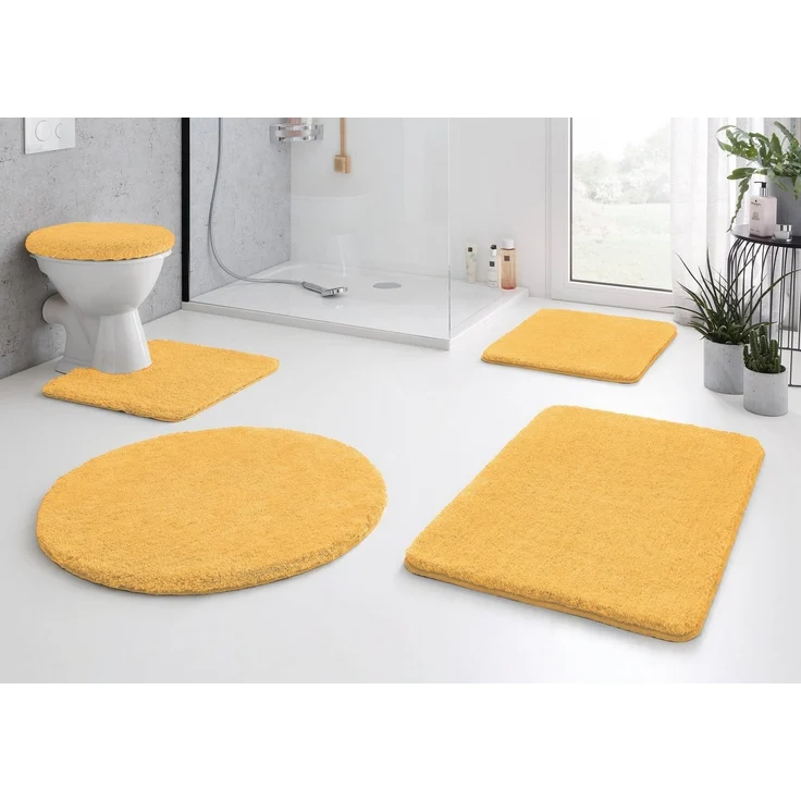 Kleine Wolke Badematte RELAX, Höhe 30 mm, rutschhemmend beschichtet, fußbodenheizungsgeeignet, Polyacryl, rechteckig, Badteppich, Uni Farben, rechteckig, rund & als Set erhältlich – Bild 1