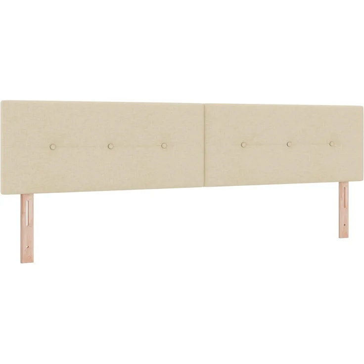 vidaXL Ottoman-Bett mit Matratze und LED Creme 200 x 200 cm Stoff 3456938 – Bild 5