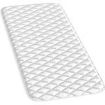 Matratzenschoner Weiß 90 x 200 cm waschbar bis 60°C trocknergeeignet Vitalispa