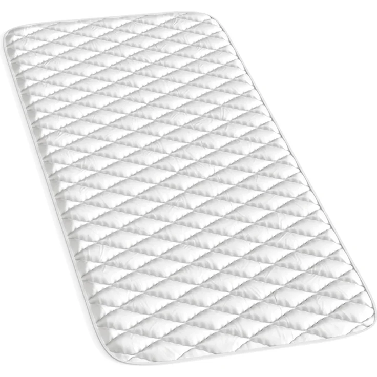 Matratzenschoner Weiß 90 x 200 cm waschbar bis 60°C trocknergeeignet Vitalispa – Bild 1
