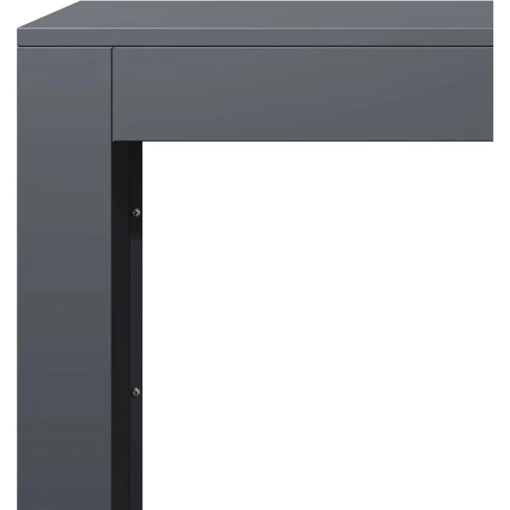 vidaXL Brennholzregal Anthrazit 100x40x80 cm Stahl 850977 – Bild 6