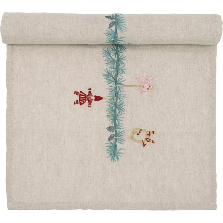 Greengate Tischläufer Juana Tischläufer mit Stickerei sand 140x40cm – Bild 5