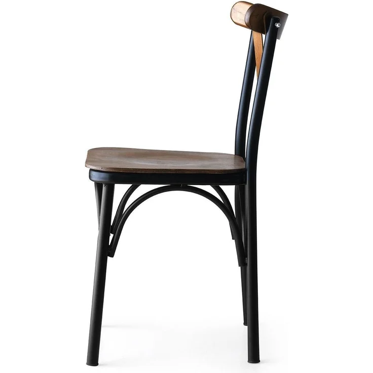 Skye Decor 'Ahşap Ekol - 261 V4' Stuhlset (4-teilig), Walnuss, 42 x 84 x 41 cm – Bild 4