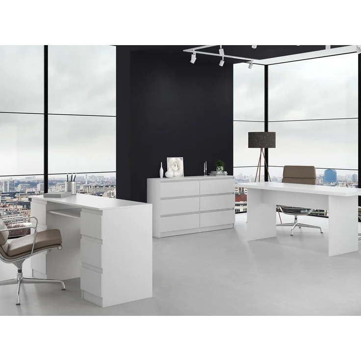 ibonto KOMMODE MATTWEISS 40x138x75cm (H 75 x T 40 x B 138 cm) – Bild 4