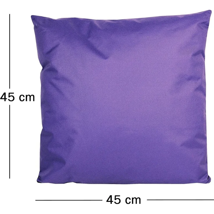 JACK Dekokissen JACK 45x45cm Outdoor Lounge Kissen Dekokissen inkl. Füllung Sitzkissen, Robust, Strapazierfähig, Wasserabweisend, für Innen & Außen – Bild 2