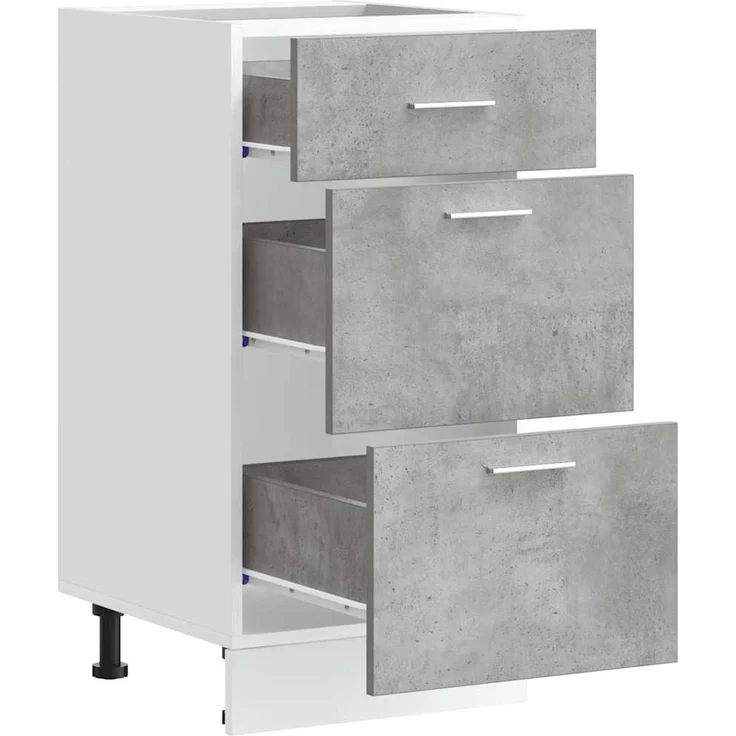 vidaXL Unterschrank Lyon Betongrau 40x46x81,5 cm Holzwerkstoff 854214 – Bild 5