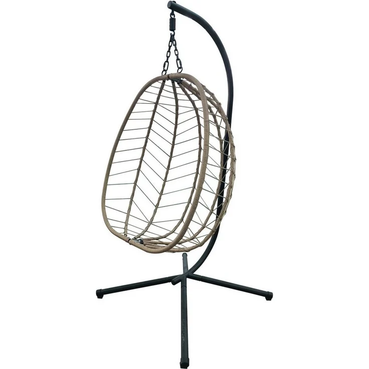 SVITA Hängesessel Hängesessel SHELLY, Outdoor, Mit Gestell, mit Polstern – Bild 3