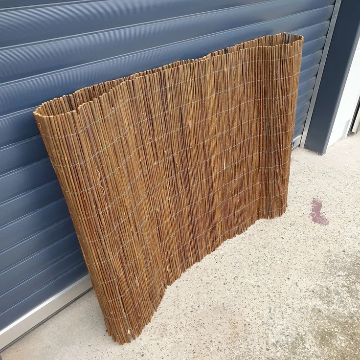 Coradoma Weidenmatte Sichtschutz in 12 Größen | 100x300 cm | Sichtschutzmatte aus Weide für Balkon, Garten und Terrasse | natürlicher Zaun Sichtschutz Balkonsichtschutz Lärmschutz Windschutz – Bild 7