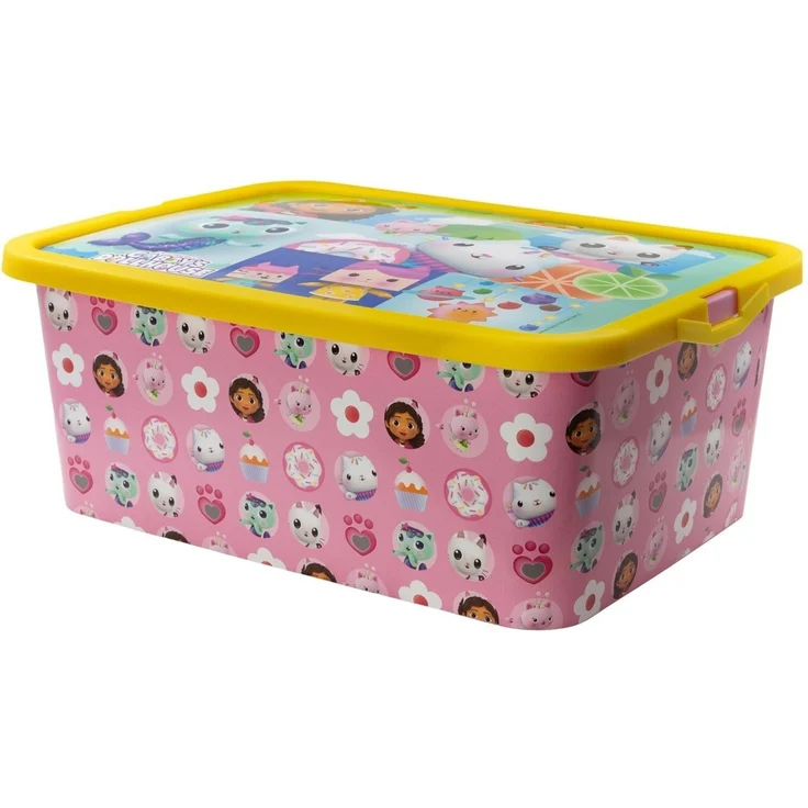 Gabby’s Dollhouse Aufbewahrungsbox 13 l Kinderzimmer Box für Spielzeug – Bild 1