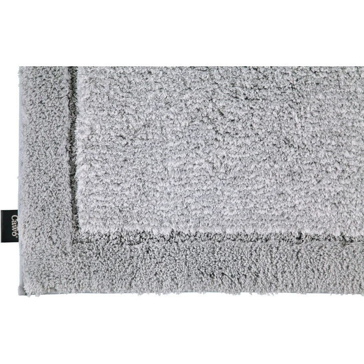 Cawö Badematte platin BL 60x100 cm silber Badteppich Badvorleger Duschvorleger Duschmatte Badeteppich – Bild 4