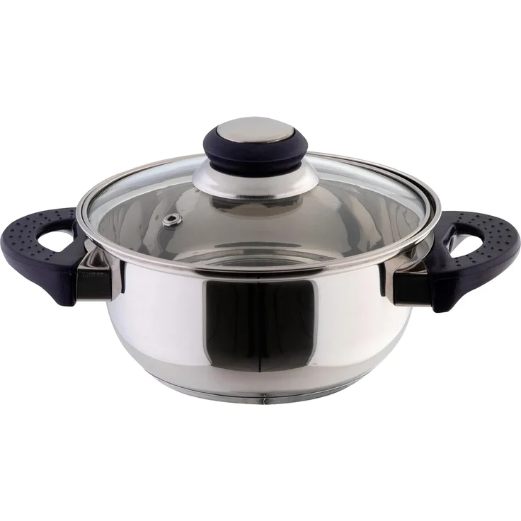 axentia Kochtopf-Set Karin, 6tlg, Edelstahl, mit Glasdeckeln, Silber – Bild 8