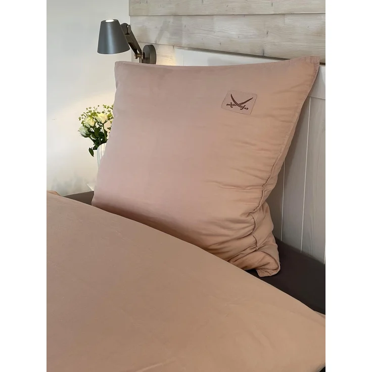 Bettwäsche SANSIBAR Leinen Look BL 135x200 cm rosa Bettbezug Bettzeug – Bild 2