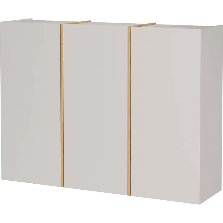 Germania Schuhschrank 3298-605 GW-LIBBIANO Plus, mit DREI Türen, in Kaschmir/Navarra-Eiche, 138 x 103 x 38 cm (BxHxT)